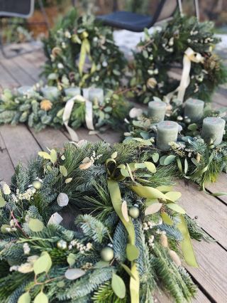 Krásnou první adventní neděli. Naděje. #venec #adventnivenec #kranz #wreath