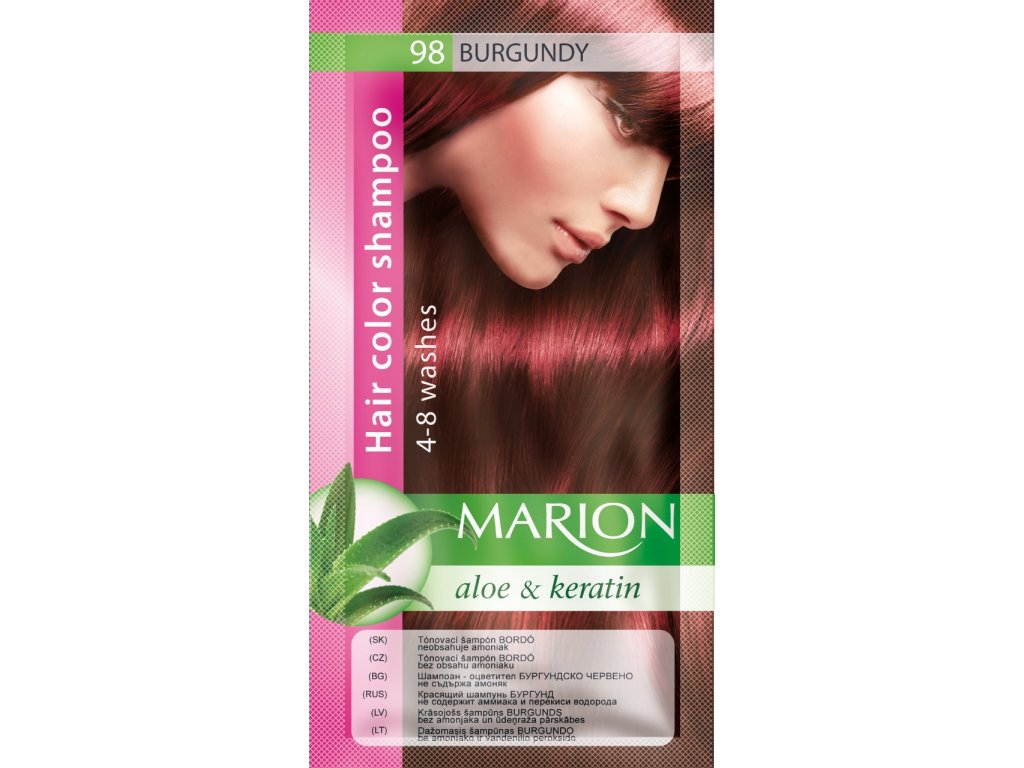 Marion tónovací šampon 98 bordó