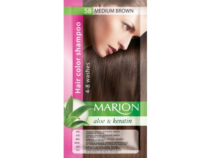 Marion tónovací šampon 58 středně hnědá