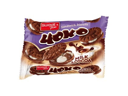 4OKO sušenky 64 g mléčno-kakaové