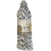 Mop mikrovlákno provázky 25 cm/180g, šedo-bílý