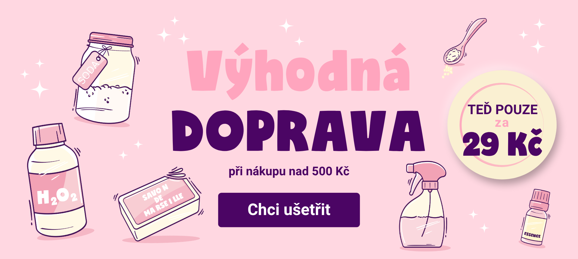 Doprava za 29 Kč