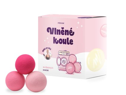 Vlněné koule do sušičky - 3 ks