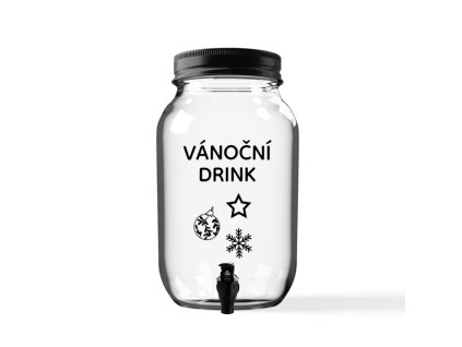 vánoční drink s kohoutem