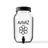 Sklenice s kohoutkem na aviváž 3,5 l