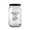 Marseillské mýdlo a sklenice 0,9 l - sada