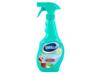 Sidolux sprej na dřevěný nábytek mandle