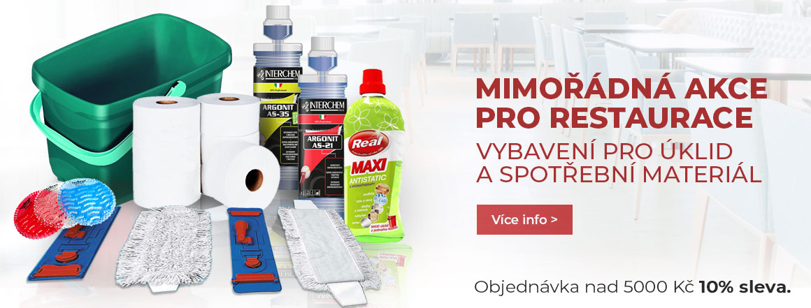 Vybavení pro úklid restauraci