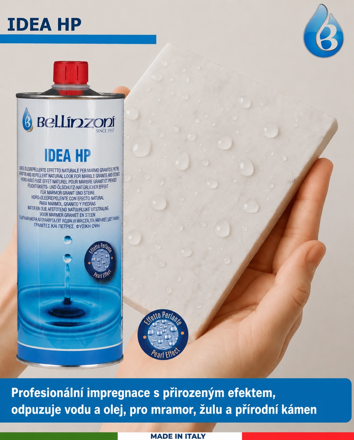Impregnace přírodního kamene Bellinzoni IDEA HP