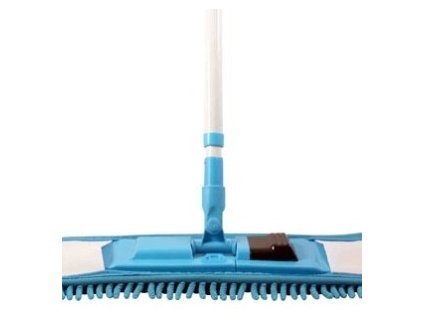 Mop plochý s teleskopem 42x13x75-130 cm plast, žinylka