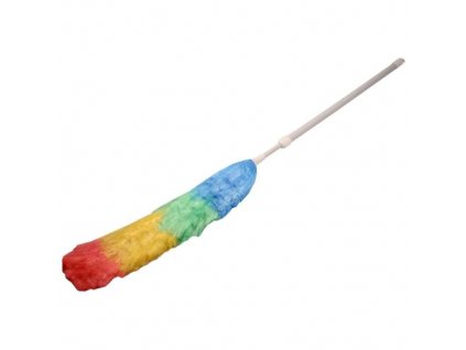 Oprašovač antistatický duhový teleskopický 123x6 cm plast