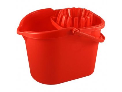 Kbelík OVÁL BUENO s výlevkou + ždímač 36x26x26 cm 12 l plast