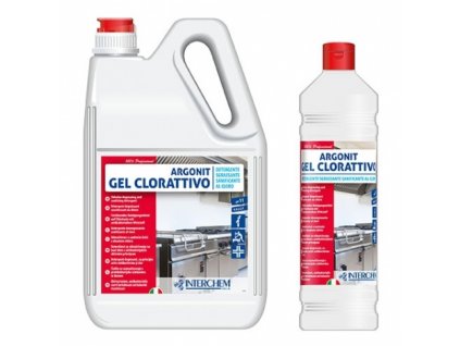 INTERCHEM - ARGONIT GEL CLORATTIVO čistící gel s prvky chlóru 1l, 5l