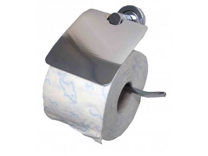 Držák toaletního papíru s krytem; 16x13 cm; nerez