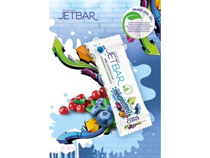 JETBAR GO SPUNKY! - Borůvky & brusinky, 42 g