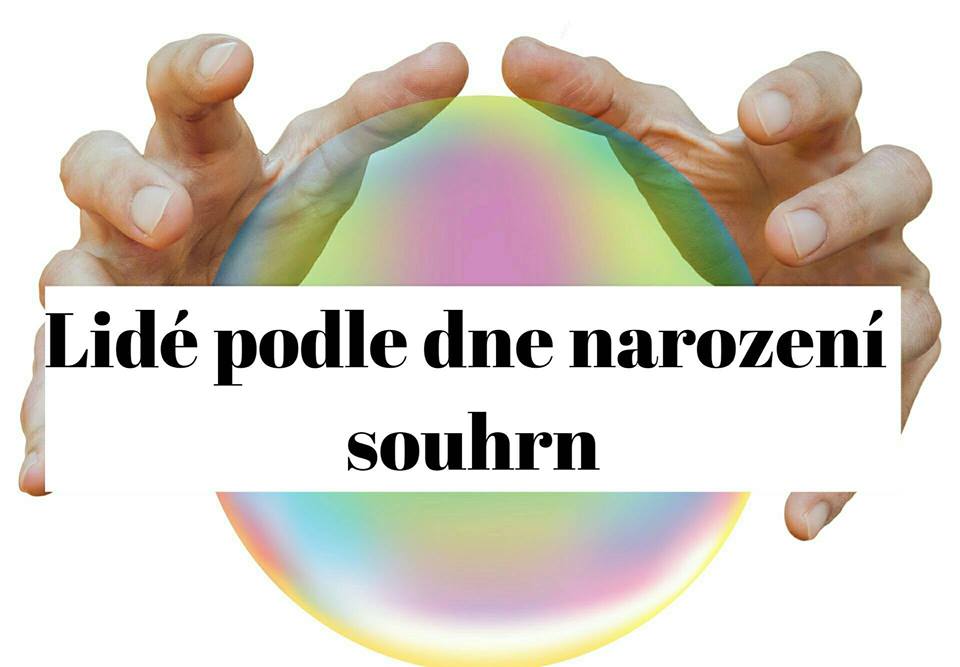 Jací jsme souhrnně podle dne narození