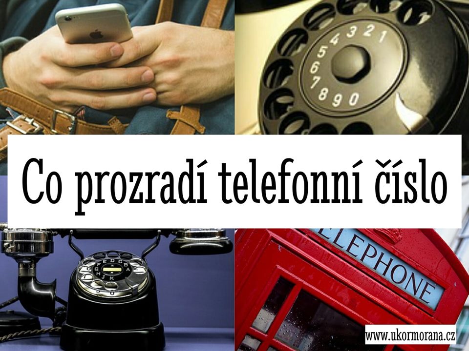 Co prozradí telefonní číslo