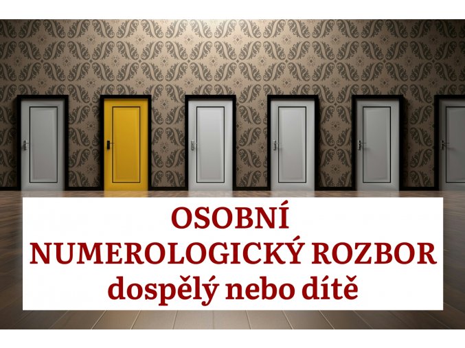 Osobní numerologický rozbor