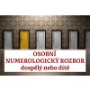 Osobní numerologický rozbor