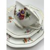 Rosenthal – porcelánový třídílný set s florálním dekorem