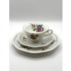 Rosenthal – porcelánový třídílný set s florálním dekorem