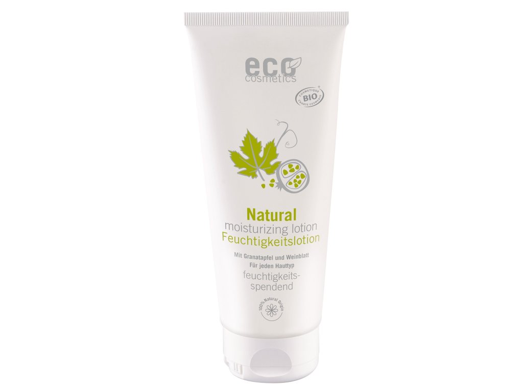 Eco Cosmetics Hydratační tělové mléko BIO (200 ml) - s vinným listem a granátovým jablkem (Varianta s vinným listem a granátovým jablkem)