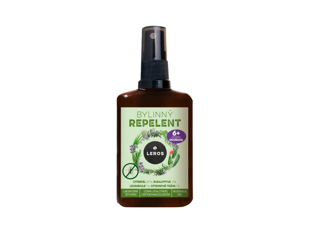 LEROS Bylinný repelent (100 ml) - proti komárům a klíšťatům (Varianta proti komárům a klíšťatům)