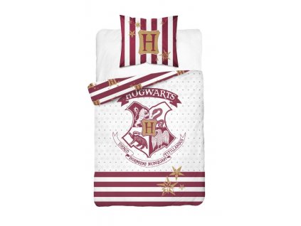 DETEXPOL Povlečení Harry Potter white Bavlna, 140/200, 70/80 cm