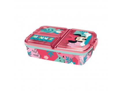 Dětský dělený box na svačinu Minnie Mouse