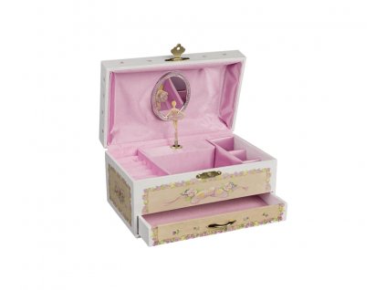 Goki hrací skříňka šperkovnice s baletkou
