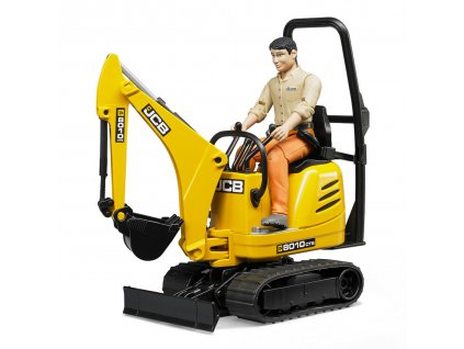 Bruder BWORLD Mikrobagr JCB s figurkou