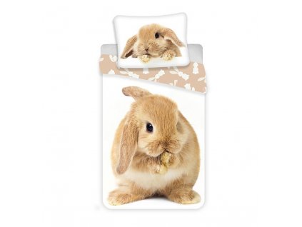 Jerry Fabrics bavlněné povlečení Králíček Bunny Brown