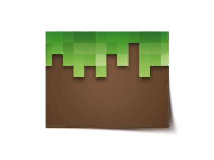 Sablio Plakát Green Blocks - 120x80 cm (Varianta Sablio Plakát Green Blocks - 120x80 cm)