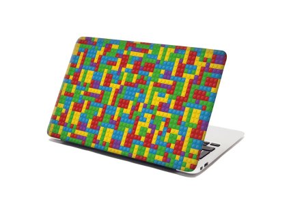 Sablio Samolepka na notebook Barevná stavebnice - 29x20 cm (Varianta Sablio Samolepka na notebook Barevná stavebnice - 29x20 cm)