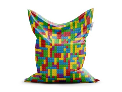 Sablio Sedací vak Classic Barevná stavebnice - 150x100 cm (Varianta Sablio Sedací vak Classic Barevná stavebnice - 150x100 cm)