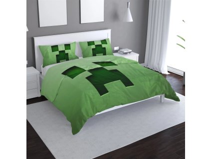 Sablio Povlečení Green Blocks 2 - 140x200 / 90x70 (Varianta Sablio Povlečení Green Blocks 2 - 140x200 / 90x70)