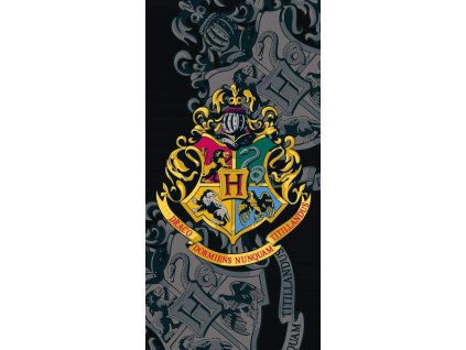 HALANTEX Osuška Harry Potter black Bavlna - Froté, 70/140 cm