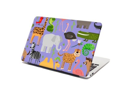 Sablio Samolepka na notebook Animované safari - 29x20 cm (Varianta Sablio Samolepka na notebook Animované safari - 29x20 cm)