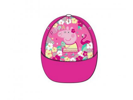 STOR Peppa Pig dívčí kšiltovka tmavě růžová