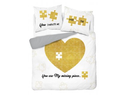 DL 522878 francouzske povleceni puzzle heart