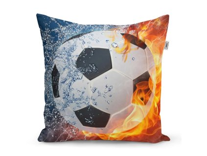 Sablio Polštář Fotbalový míč - 40x40 cm (Varianta Sablio Polštář Fotbalový míč - 40x40 cm)