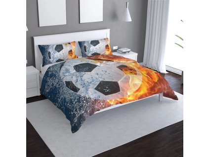 Sablio Povlečení Fotbalový míč - 140x200 / 90x70 (Varianta Sablio Povlečení Fotbalový míč - 140x200 / 90x70)