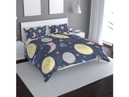 Sablio Povlečení Dětské nebe - 140x200 / 90x70 (Varianta Sablio Povlečení Dětské nebe - 140x200 / 90x70)