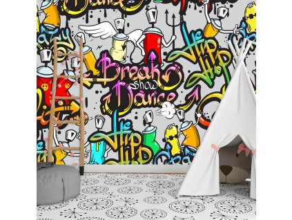 Sablio Tapeta Graffiti - 125x75 cm (Varianta Sablio Tapeta Graffiti - 125x75 cm)