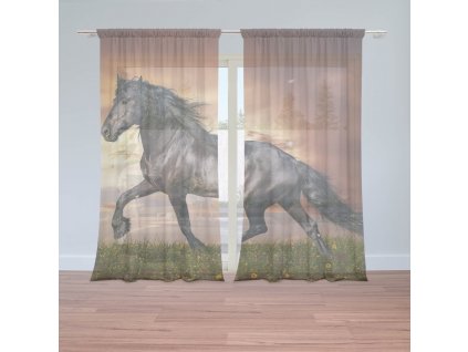 Záclony Friský kůň: 2ks 150x250cm