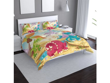 Sablio Povlečení Dinosauři 5 - 140x200 / 90x70 (Varianta Sablio Povlečení Dinosauři 5 - 140x200 / 90x70)
