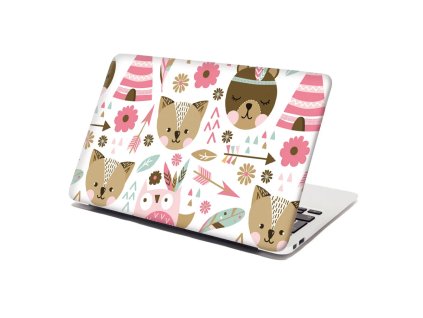 Sablio Samolepka na notebook Lesní zvířátka - 29x20 cm (Varianta Sablio Samolepka na notebook Lesní zvířátka - 29x20 cm)