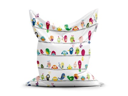 Sablio Sedací vak Classic Ptáčci - 150x100 cm (Varianta Sablio Sedací vak Classic Ptáčci - 150x100 cm)