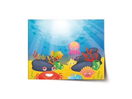 Sablio Plakát Podmořský svět - 120x80 cm (Varianta Sablio Plakát Podmořský svět - 120x80 cm)