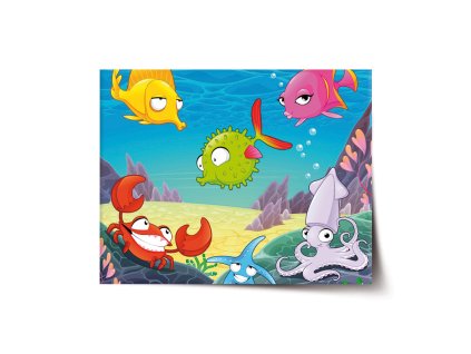 Sablio Plakát Podmořský svět 2 - 120x80 cm (Varianta Sablio Plakát Podmořský svět 2 - 120x80 cm)